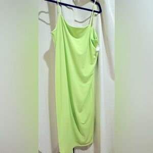 HM dress. Color Neon Green. Size XL